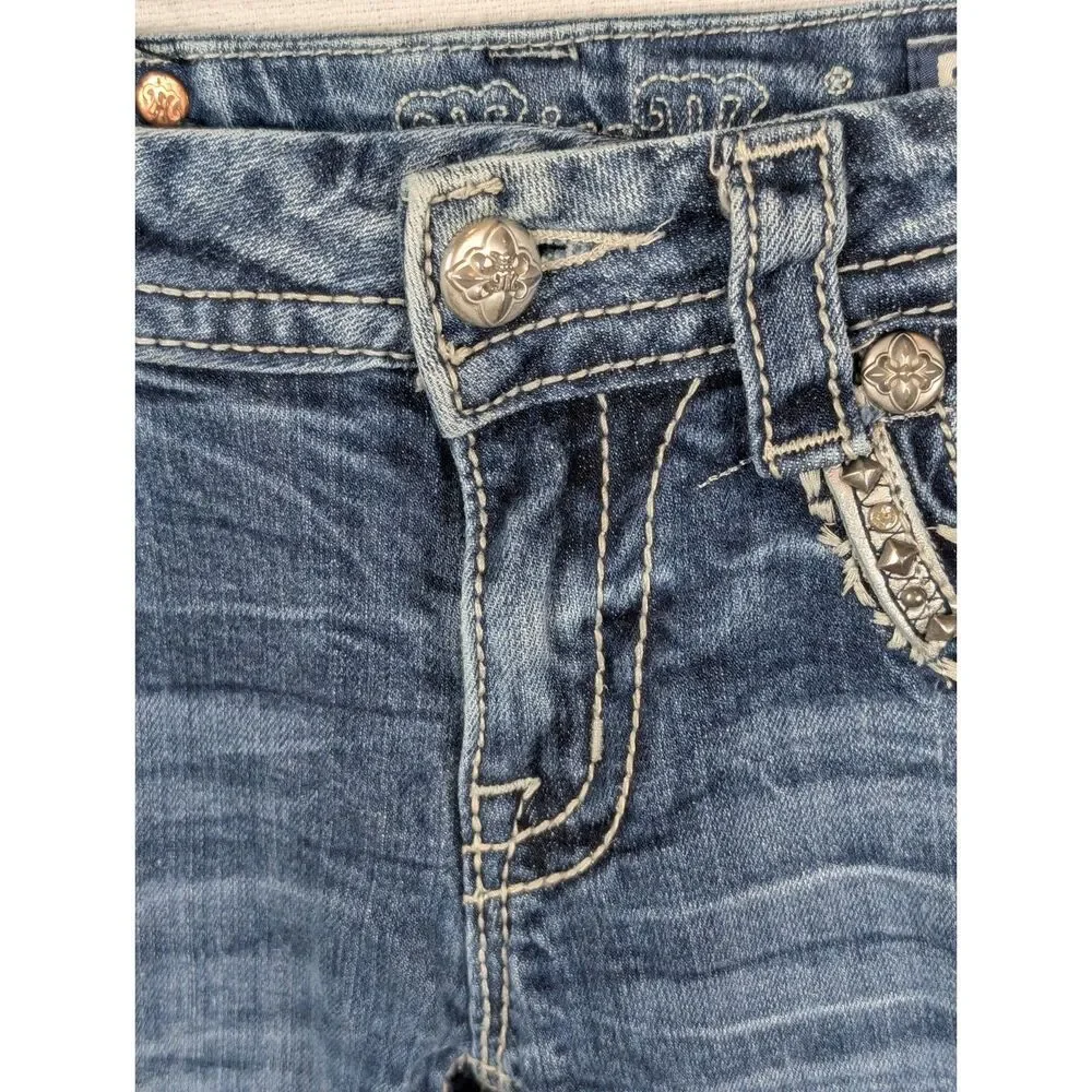 Miss Me Boot Jeans JE583B7L Women's Size 27 - Picture 5 of 16